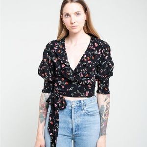 GANNI New without tags Floral Blouse Women’s 40
